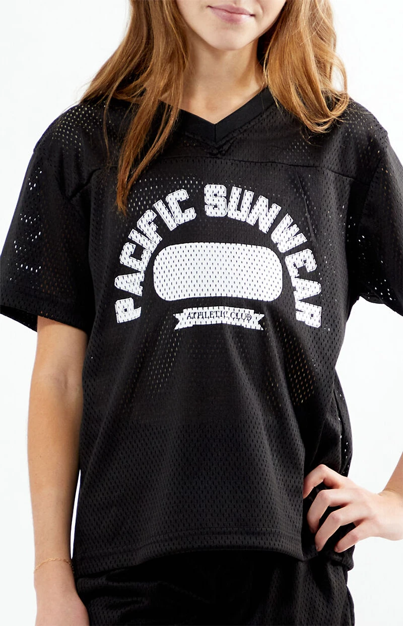 Pacsun Kids Black Mesh Jersey