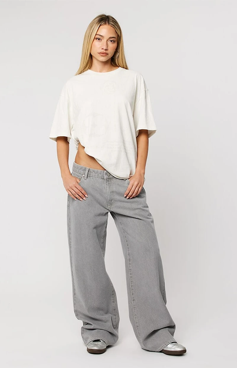 ABRAND 99 Crystal Low Rise Baggy Jeans