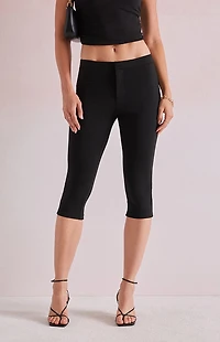Beverly and Beck Solid Capri Pants