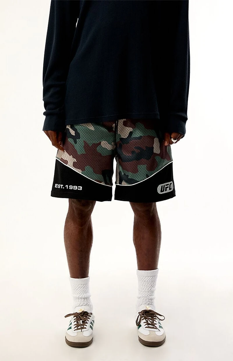 UFC Camo Panel Mesh Shorts