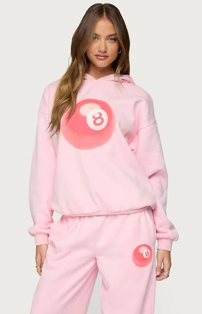 Edikted Lucky 8 Oversized Hoodie