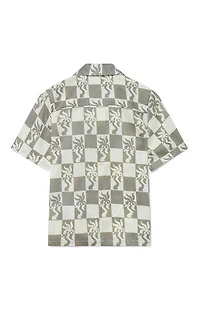 Boardies Kids Clara Palm Camp Shirt