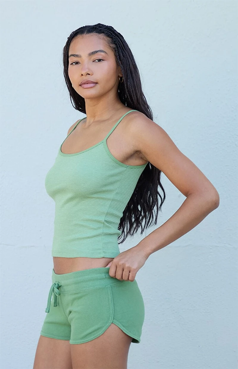 John Galt Marcie Curved Sweat Shorts