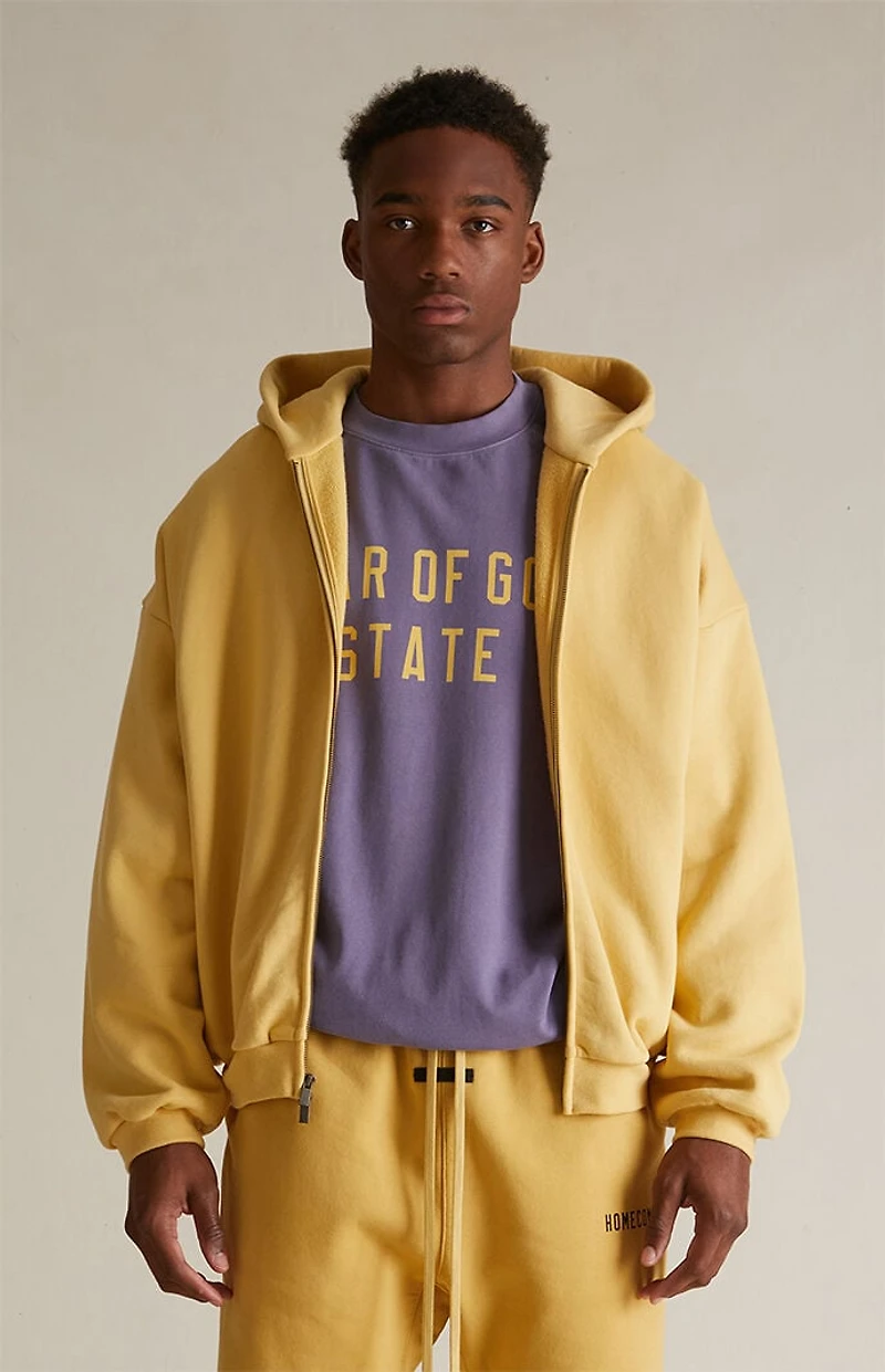 Fear of God ESSENTIALS Amber Heavy Fleece Full Zip Hoodie