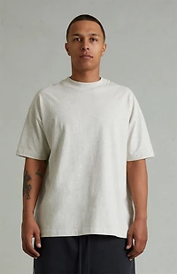 Fear of God ESSENTIALS Heather Oatmeal Classic Short Sleeve T-Shirt