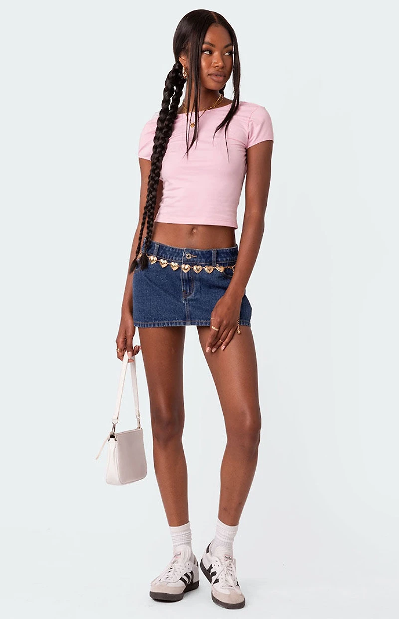 Edikted Bambi Open-Back T-Shirt