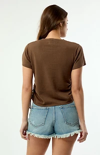 Rhythm Vali Short Sleeve Cinched Top