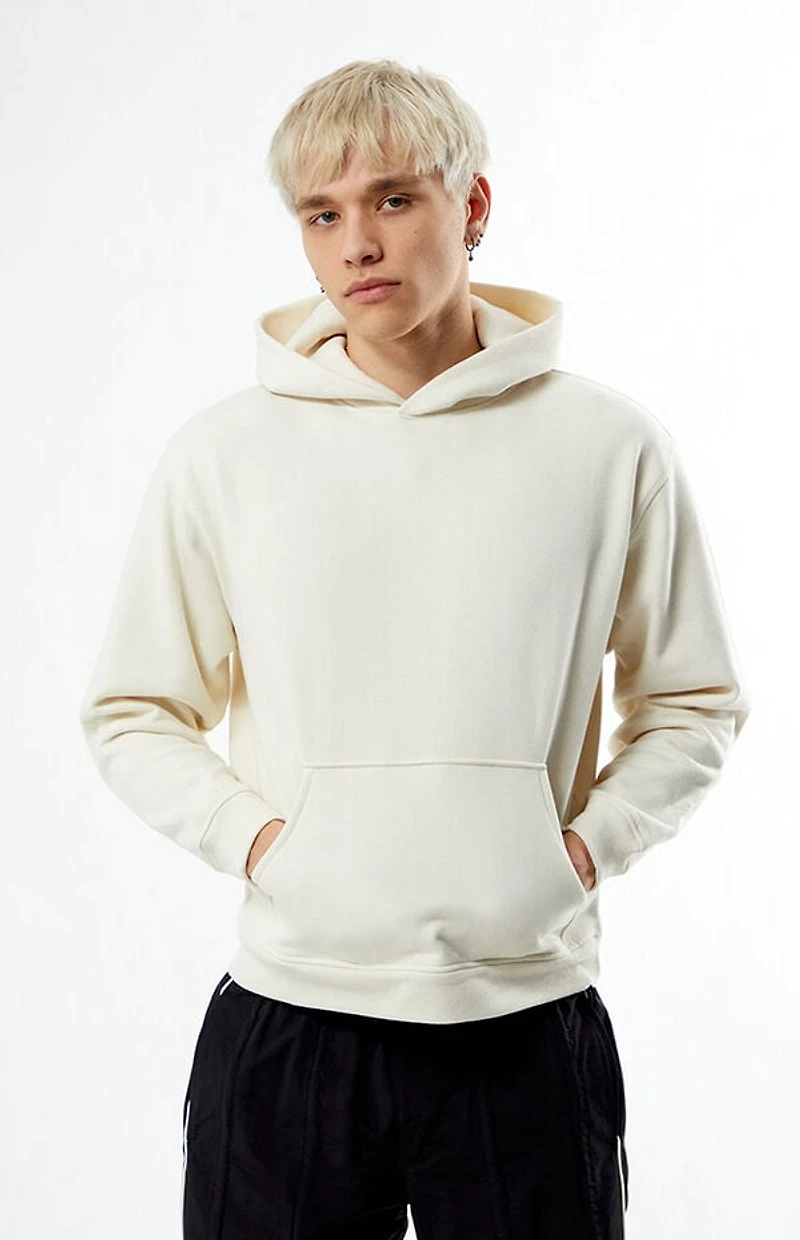 Pacsun Cream Solid Color Hoodie