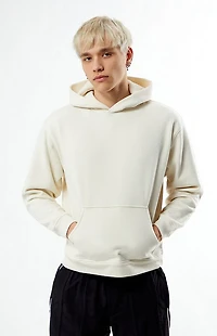 Pacsun Cream Solid Color Hoodie