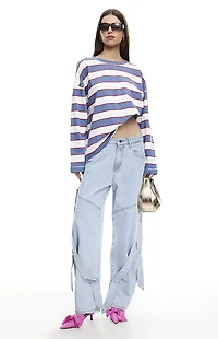 LIONESS Offshore Low Rise Baggy Jeans