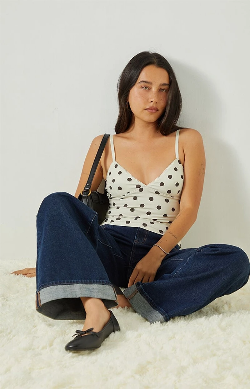 Beverly and Beck Polka Dot Rosie Tank Top