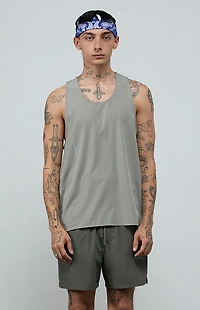 A.R.C. Gray Active Perforated Tank Top