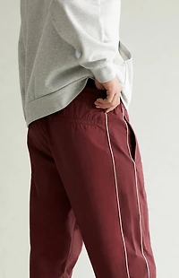 Pacsun Maroon Baggy Track Pants