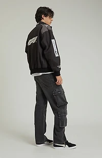 Pacsun Dylan Cargo Baggy Jeans Black