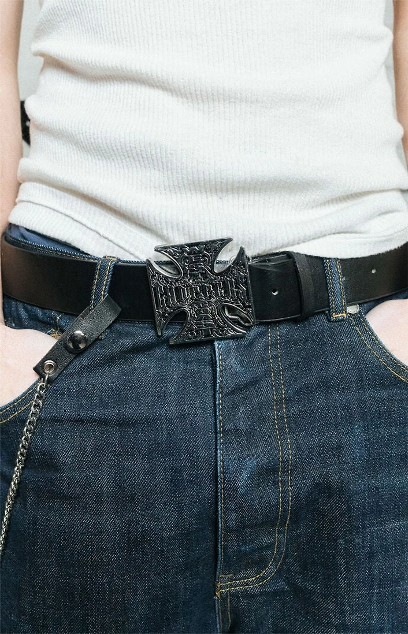 West Coast Choppers Logo Buckle Belt