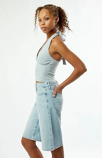 Your Favorite Striped Chrissy Halter Tank Top