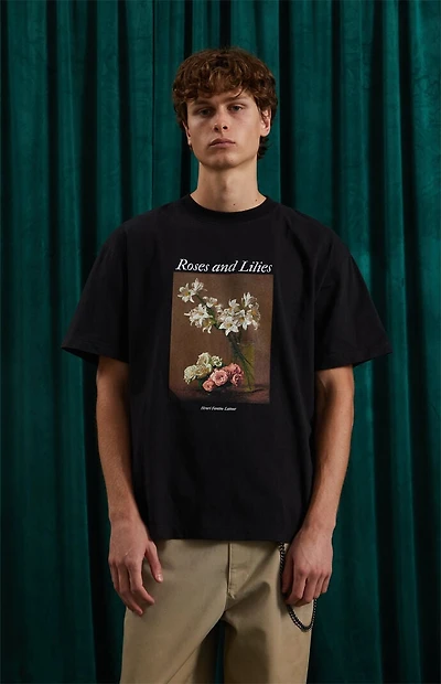 The Met x Pacsun Roses And Lilies T-Shirt