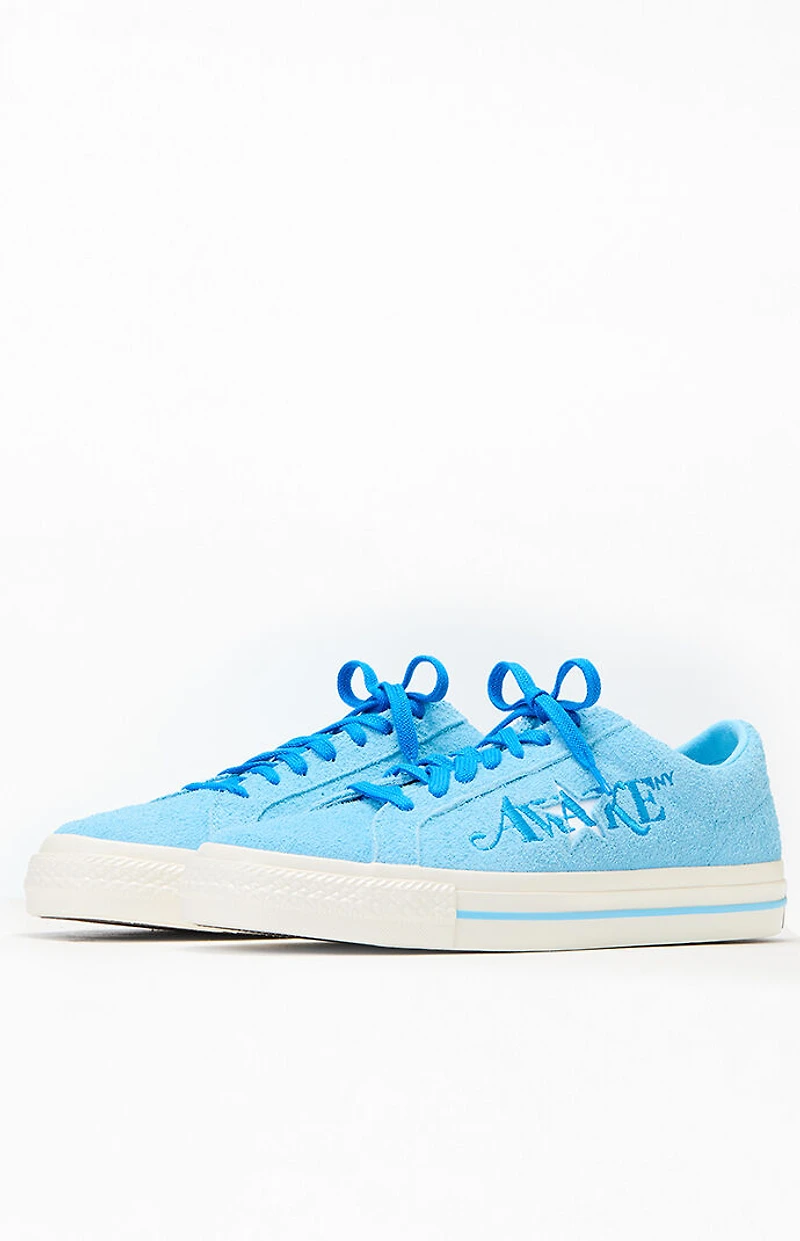 Awake NY x Blue Converse One Star Pro OX Shoes