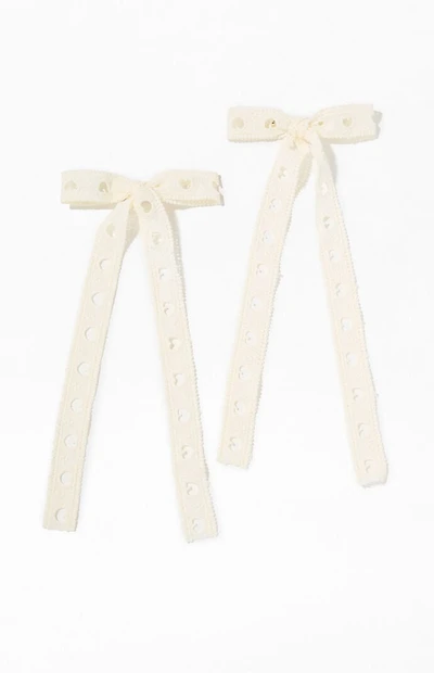 LA Hearts 2 Pack Crochet Hair Clips