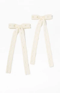 LA Hearts 2 Pack Crochet Hair Clips