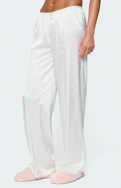 Edikted Izabella Satin Effect Pants