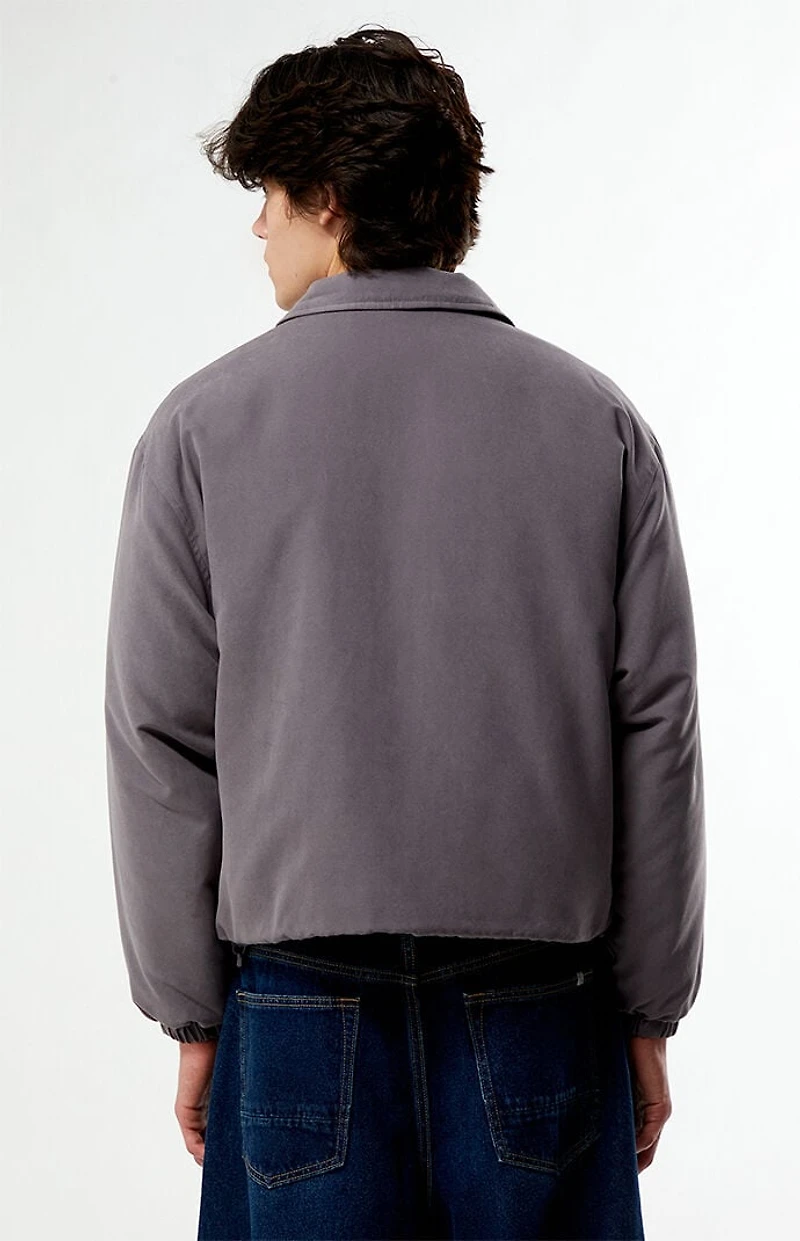 Pacsun Purple Ninety Puffer Jacket