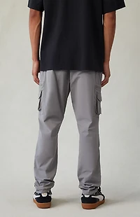 Pacsun Stretch Gray Slim Cargo Pants