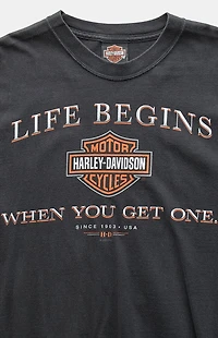 PS VINTAGE Black 2000s Harley Davidson T-Shirt