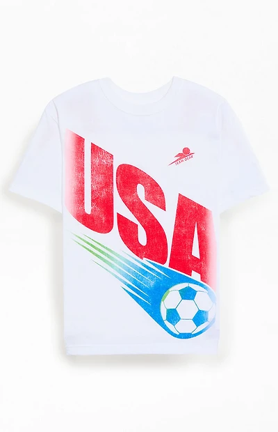 USA Soccer Flying Ball T-Shirt