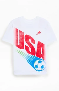 USA Soccer Flying Ball T-Shirt