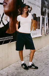 John Galt White V-Neck T-Shirt