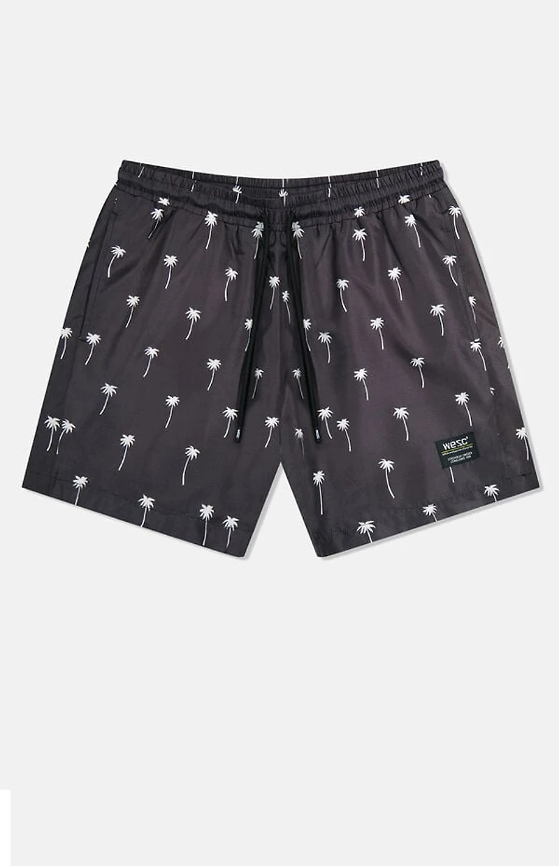 WeSC America Inc Zack Palm AOP 5" Swim Trunks