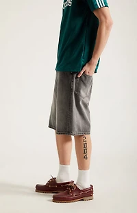 Pacsun Parker Baggy Denim Shorts Black Wash