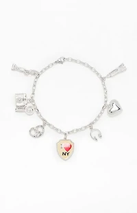 John Galt Multi NY Pendant Charm Bracelet