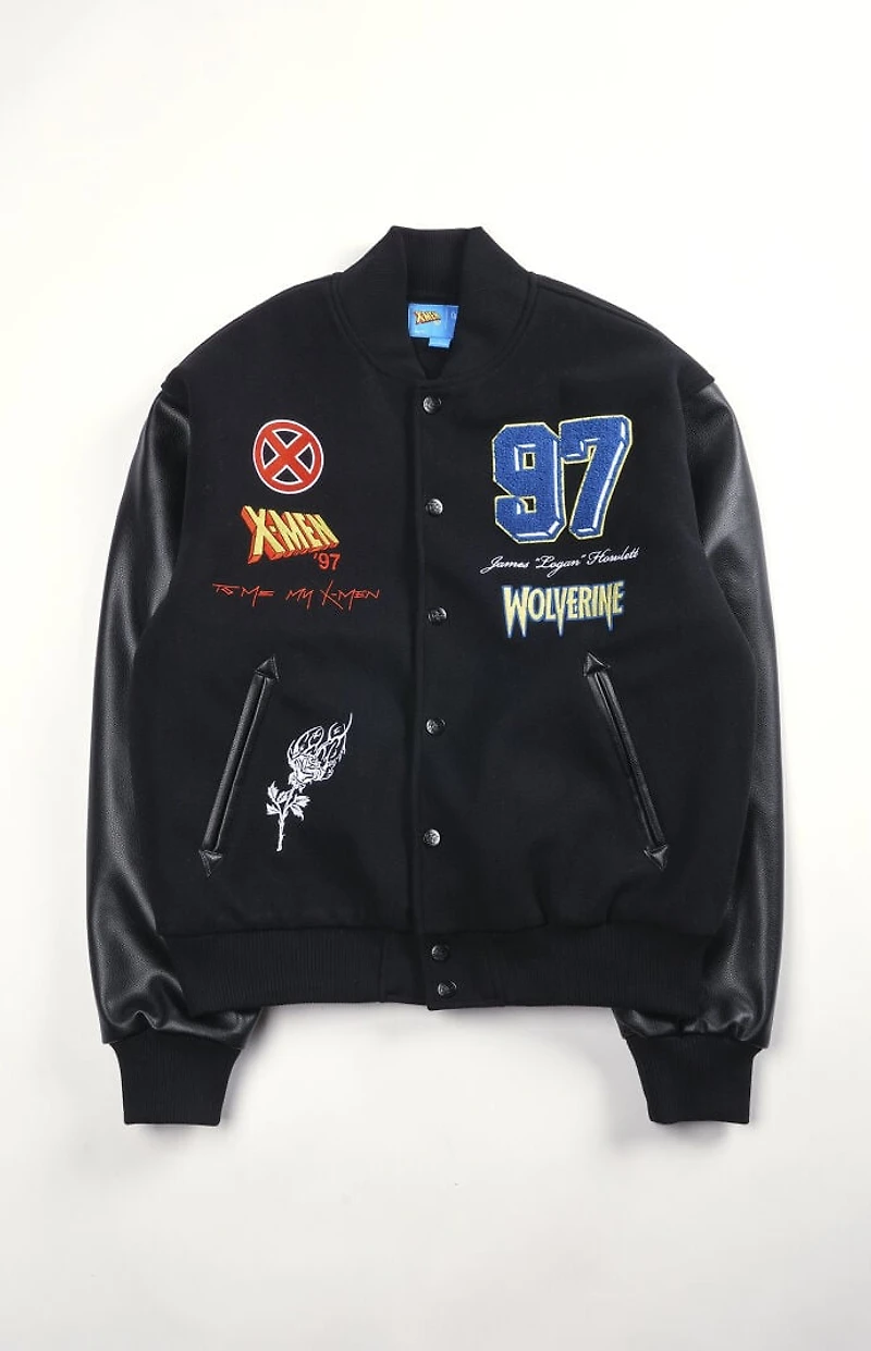 Civil x X-Men '97 Wolverine Slash Varsity Bomber Jacket