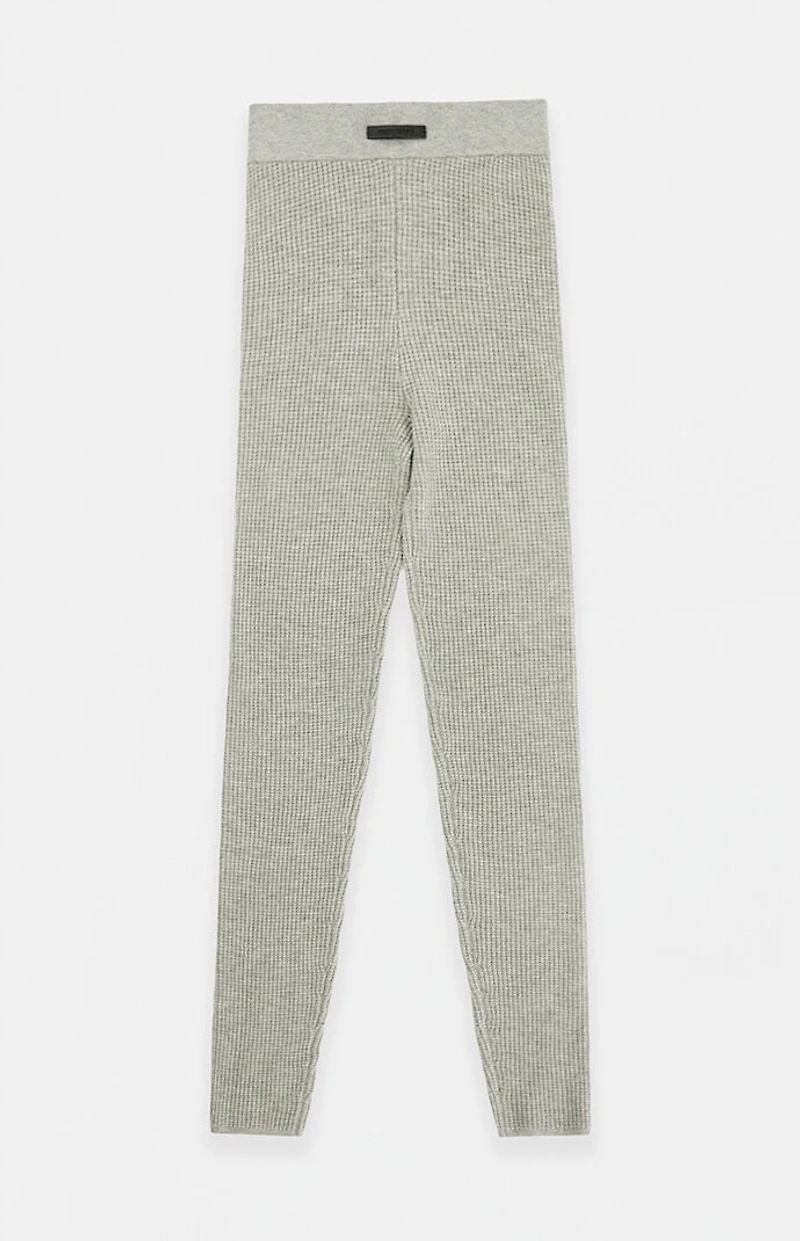 Fear of God ESSENTIALS Women's Abbey Stone Waffle Knit Leggings