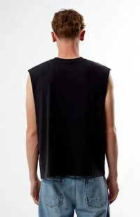 Pacsun Cafe Cutoff Muscle Tank Top