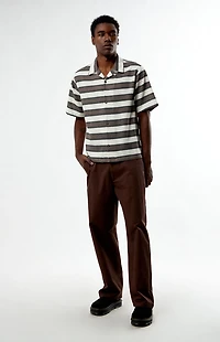 Pacsun Striped Texture Oversized Resort Camp Shirt