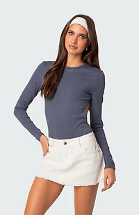 Edikted Neta Back Cut Out Bodysuit