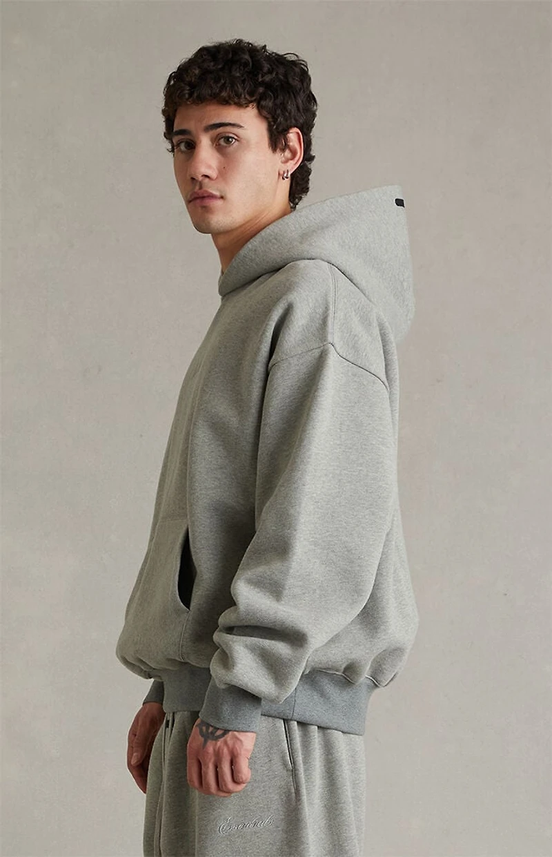 Fear of God ESSENTIALS Concrete Heather Signature Classic Hoodie