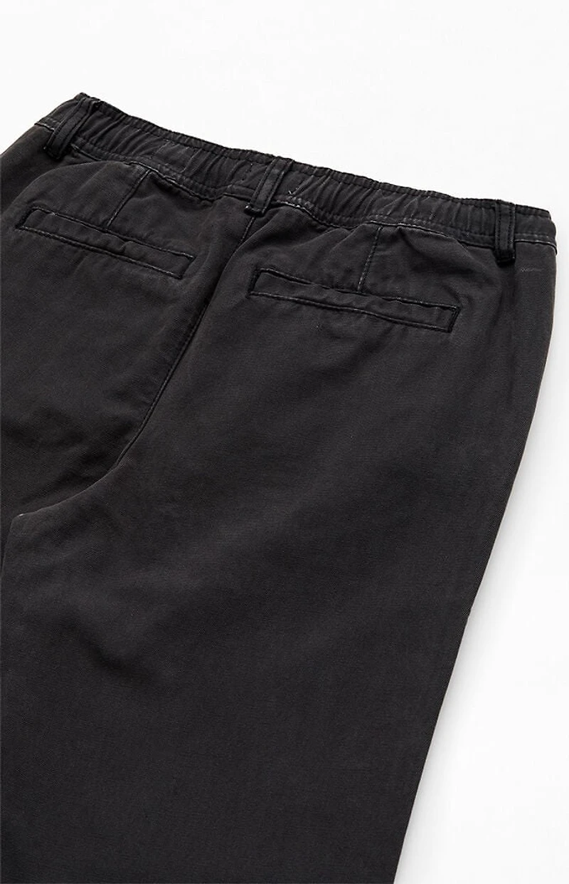 Pacsun Kids Black Sylas Drawstring Trousers