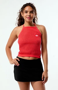 adidas Knit Crochet Halter Top