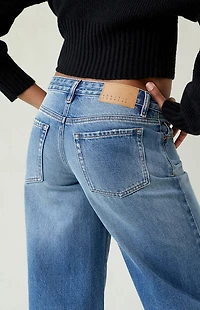 Pacsun Casey Low Rise Baggy Jeans Medium Indigo