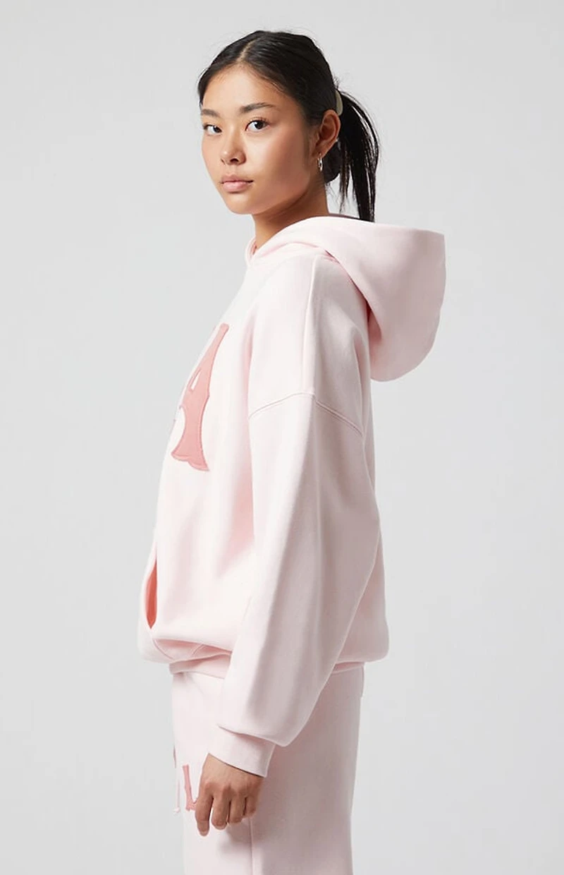 Pacsun Pink LA Patch Hoodie