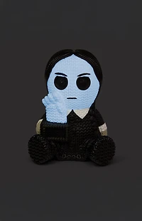 The Addams Family Wednesday Addams With Thing Glow In The Dark 101 Knit Series Vinyl Figure