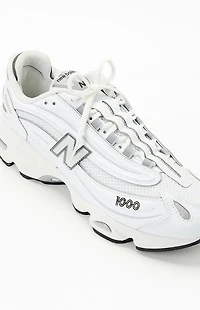 New Balance White & Grey 1000 Shoes