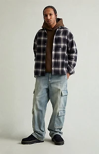 Pacsun Dylan Baggy Jeans Cargo Medium Blue Tint
