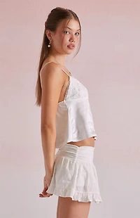 Beverly and Beck Arabella Satin Tie Back Tank Top