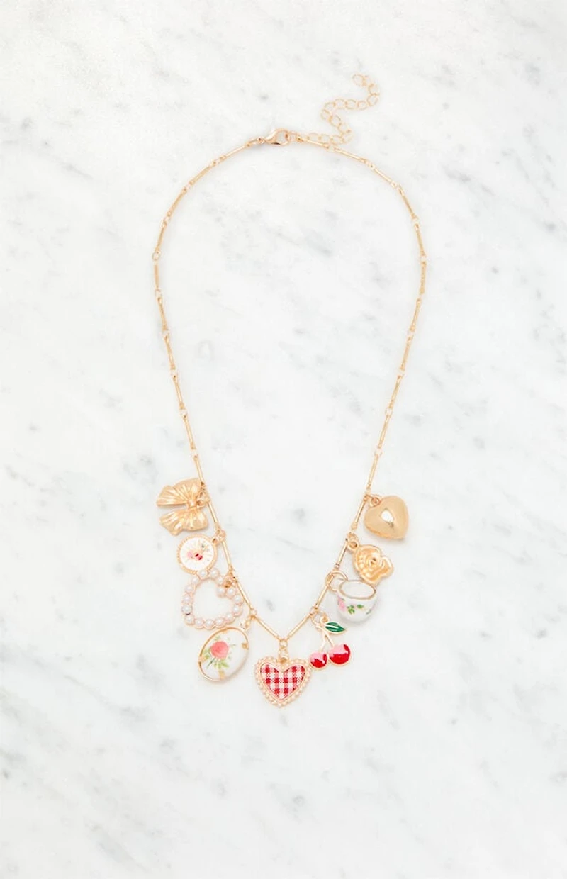 LA Hearts Naomi Charm Necklace