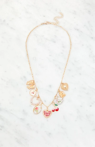 LA Hearts Naomi Charm Necklace